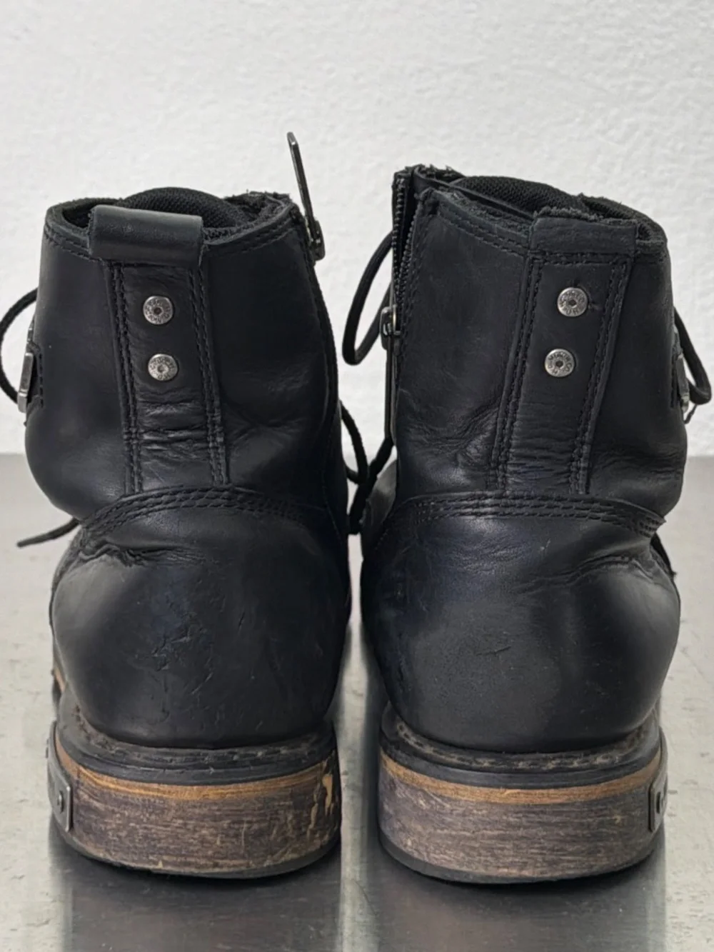 Harley-Davidson Clancy Leather‎ Waterproof Moto Boots Men's Size 11